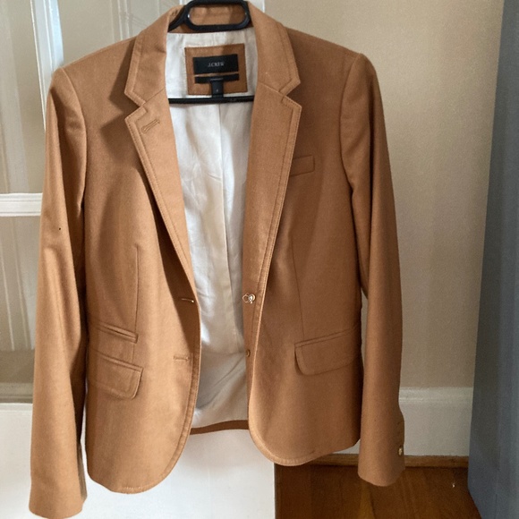 J Crew Schoolboy Blazer - Tan Size 6